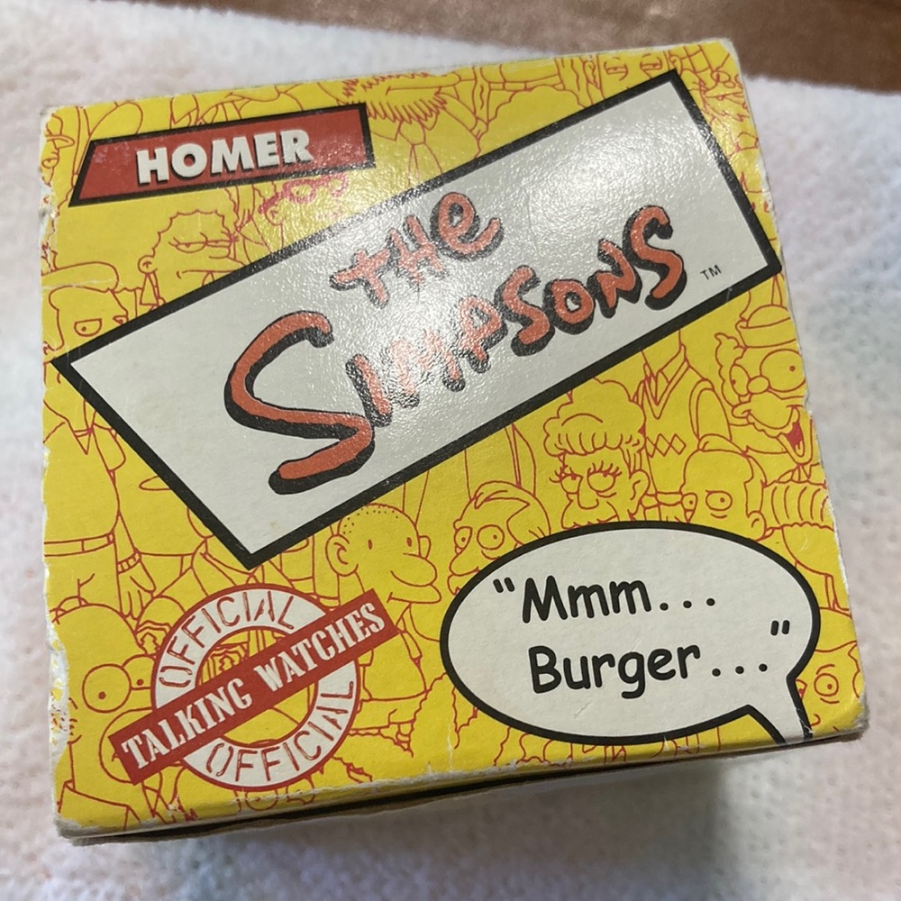 Homer the Simpson official talking watch “Mmm… Burger…”